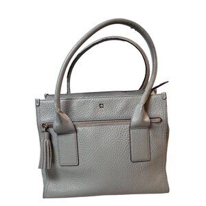 Authentic Kate Spade NY Southport Avenue Cameron Gray Leather Handbag